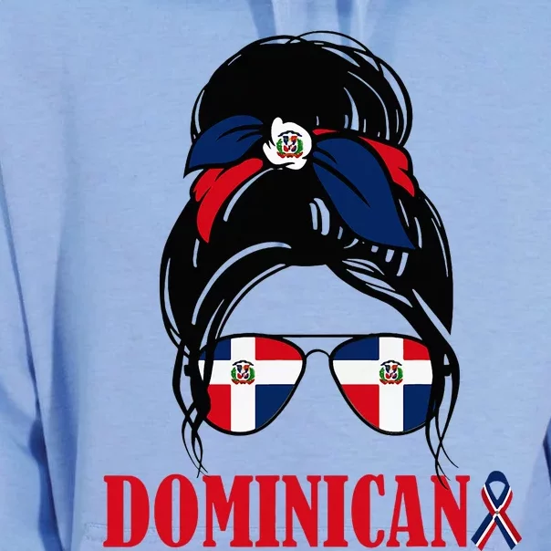 Dominicana Girl Dominican Republic Flag Women Dominicana Unisex Surf Hoodie