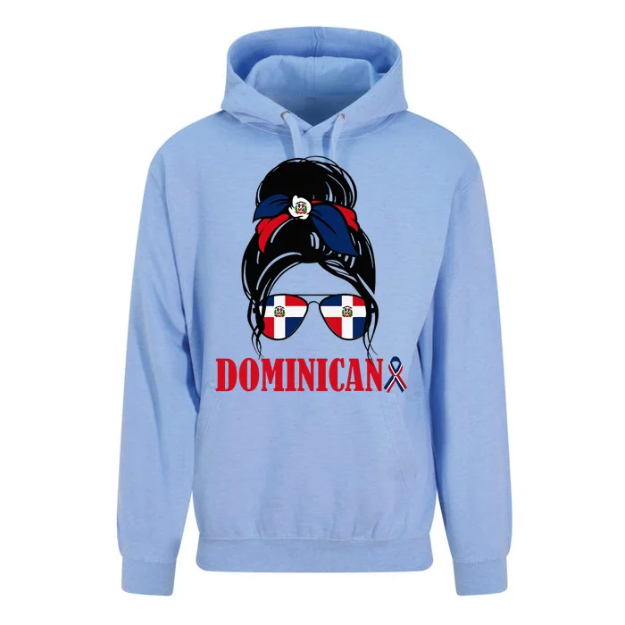 Dominicana Girl Dominican Republic Flag Women Dominicana Unisex Surf Hoodie