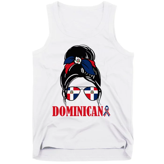 Dominicana Girl Dominican Republic Flag Women Dominicana Tank Top