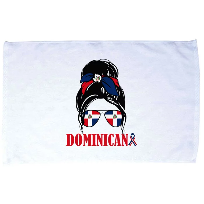 Dominicana Girl Dominican Republic Flag Women Dominicana Microfiber Hand Towel