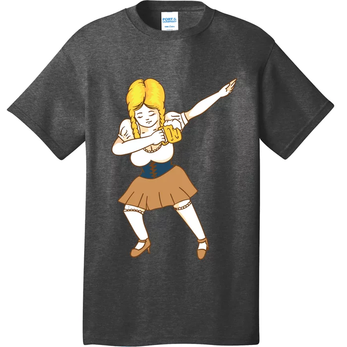 Dabbing German Dirndl Girl Beer Mug Shirts Oktoberfest Gift T-Shirt