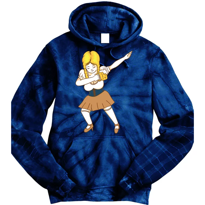 Dabbing German Dirndl Girl Beer Mug Shirts Oktoberfest Gift Tie Dye Hoodie