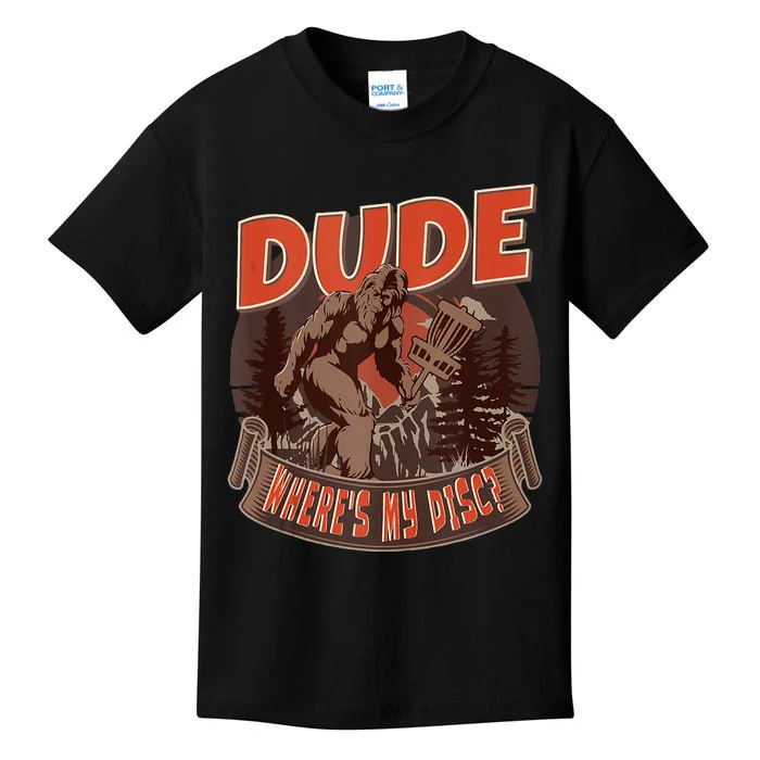 Disc Golf Dude Wheres My Disc II Kids T-Shirt