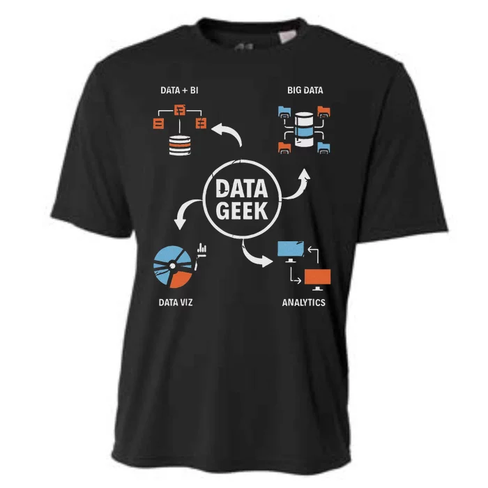 Data Geek Data Scientist Science Statistics Data Analyst Cooling Performance Crew T-Shirt