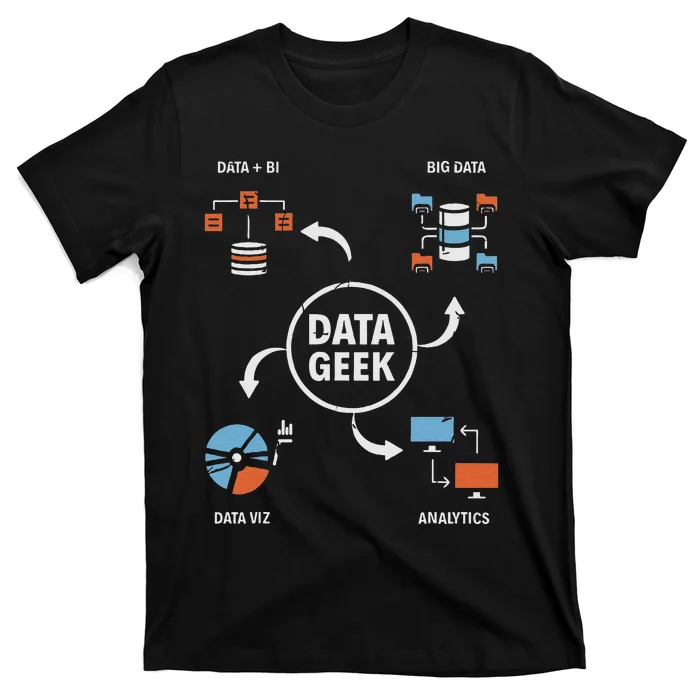 Data Geek Data Scientist Science Statistics Data Analyst T-Shirt