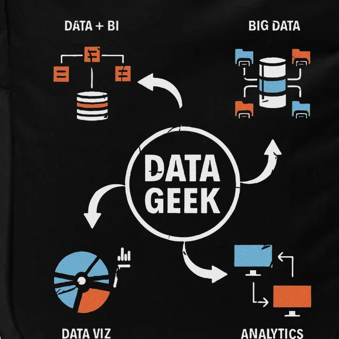 Data Geek Data Scientist Science Statistics Data Analyst Impact Tech Backpack