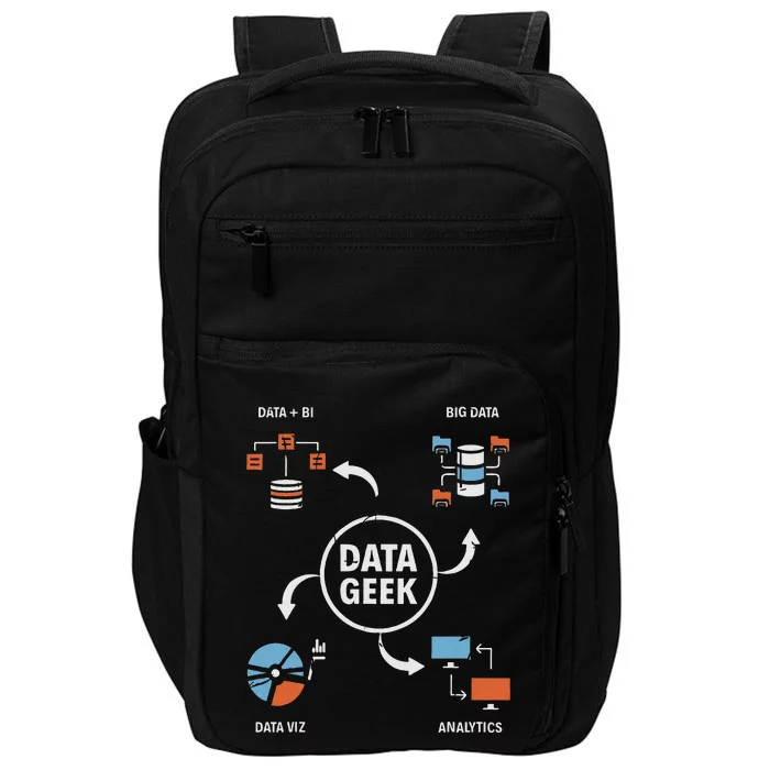 Data Geek Data Scientist Science Statistics Data Analyst Impact Tech Backpack