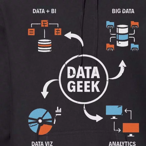 Data Geek Data Scientist Science Statistics Data Analyst Premium Hoodie