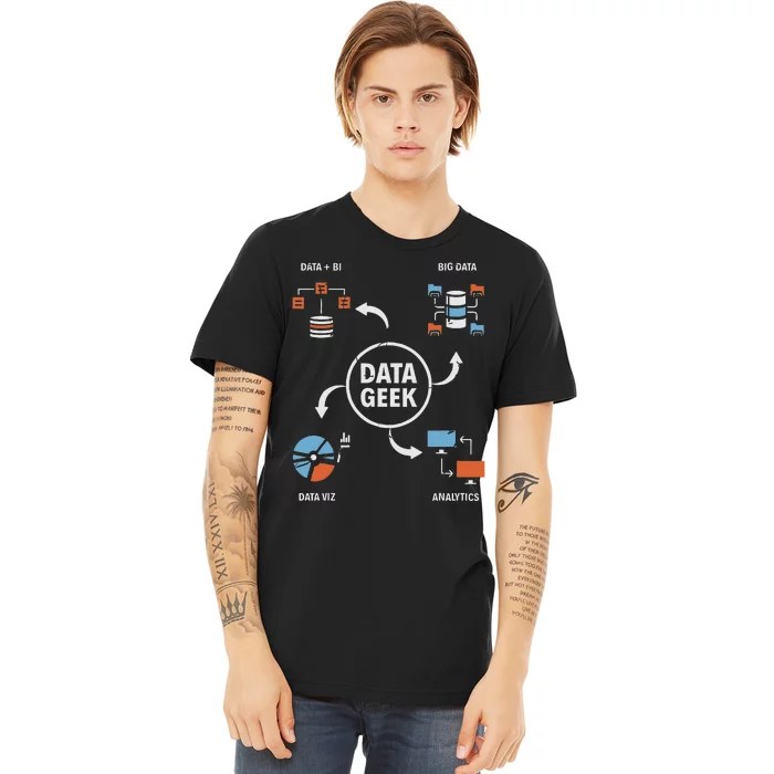 Data Geek Data Scientist Science Statistics Data Analyst Premium T-Shirt