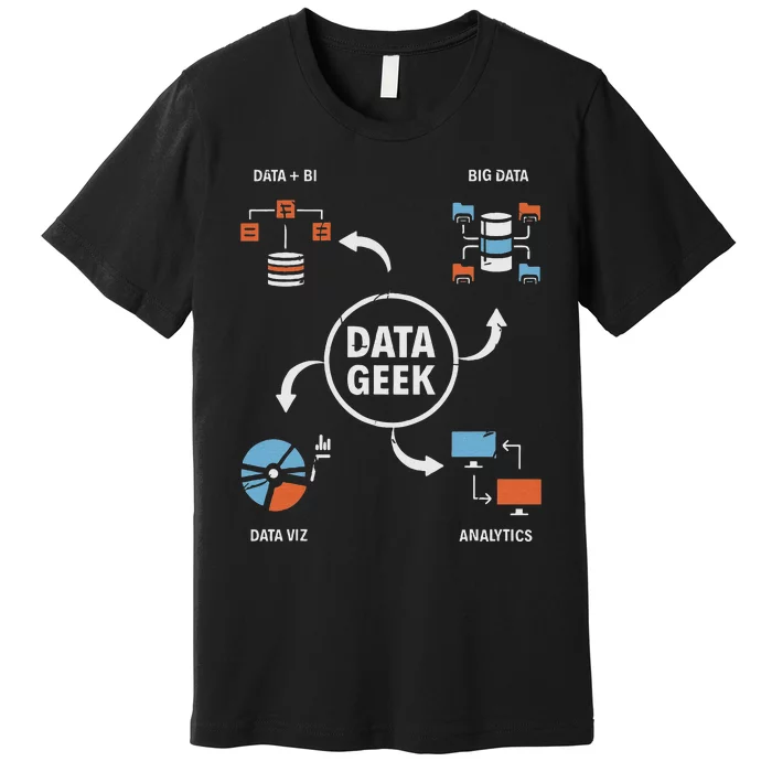 Data Geek Data Scientist Science Statistics Data Analyst Premium T-Shirt