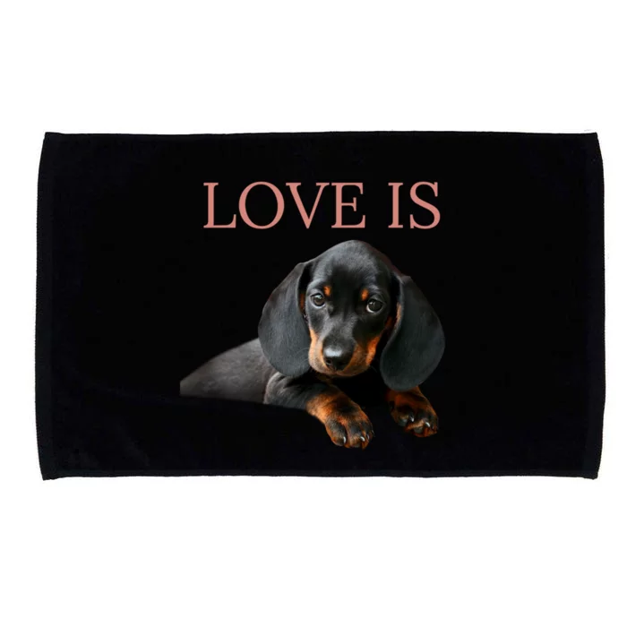 Dachshund Gift Dog Mom Dad Men Women Kids Gift Doxie Gift Microfiber Hand Towel