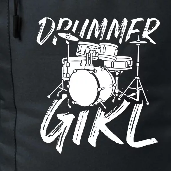 Drummer Girl Drum Kit Daily Commute Backpack