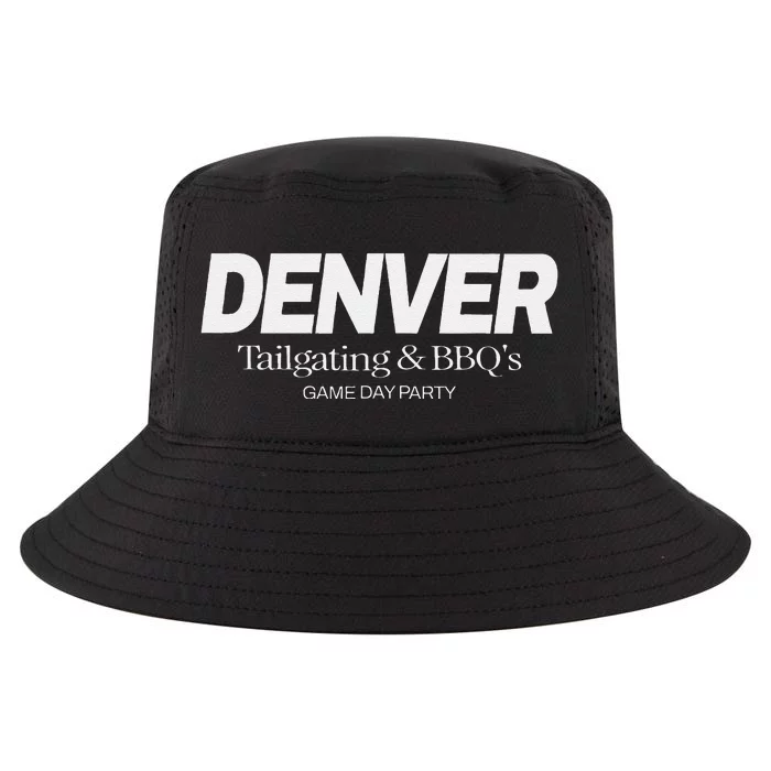 Denver Game Day Bbq Party Hometown Pride Denver Cool Comfort Performance Bucket Hat