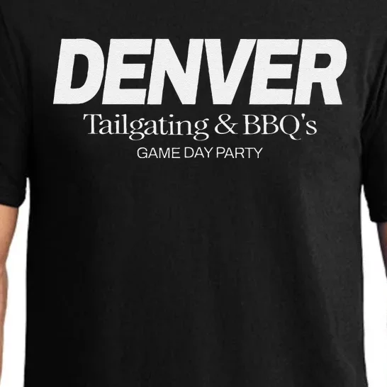 Denver Game Day Bbq Party Hometown Pride Denver Pajama Set