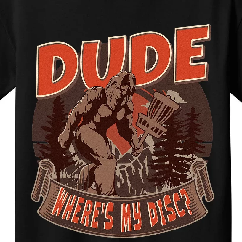 Disc Golf Dude Wheres My Disc II Kids T-Shirt