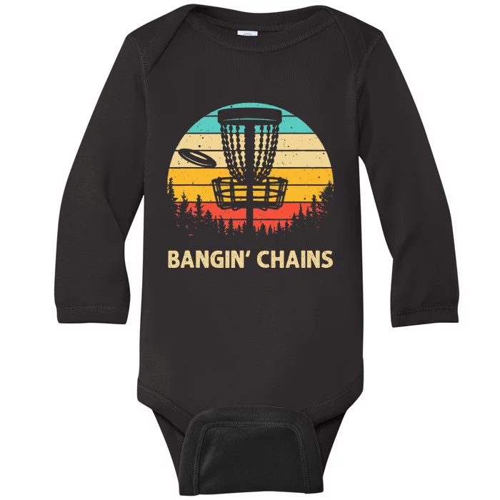 Disc Golf Designdisc Golf Player Baby Long Sleeve Bodysuit