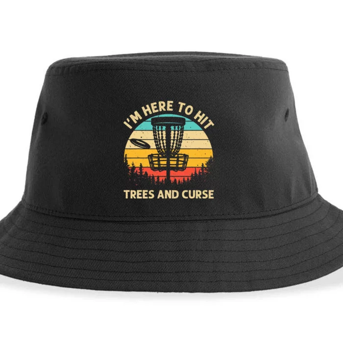 Disc Golf Disc Golf Player Trees Sports Sustainable Bucket Hat