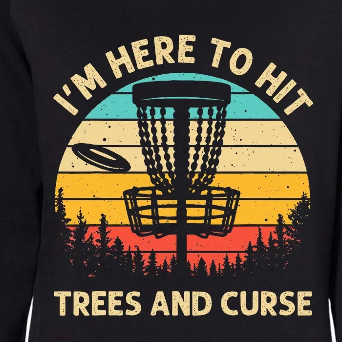 Disc Golf Disc Golf Player Trees Sports Womens California Wash Sweatshirt