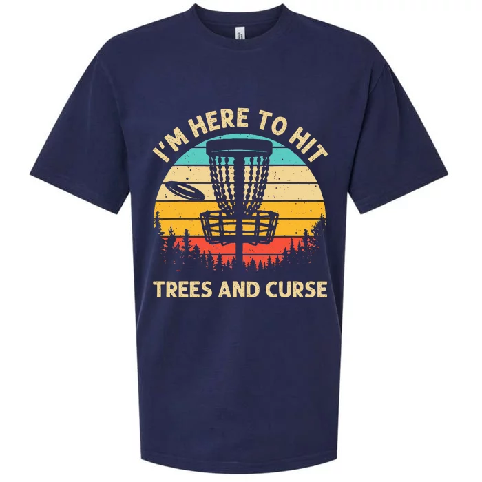 Disc Golf Disc Golf Player Trees Sports Sueded Cloud Jersey T-Shirt