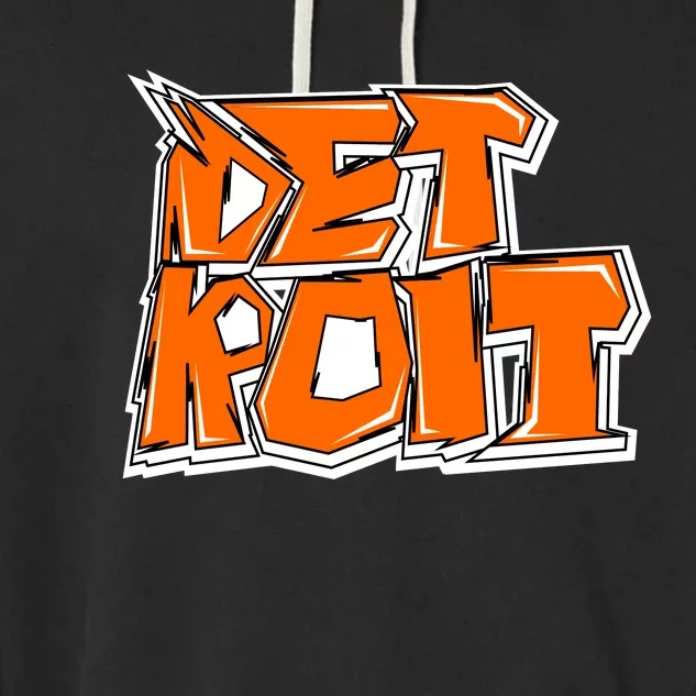 Detroit Graffiti Garment-Dyed Fleece Hoodie