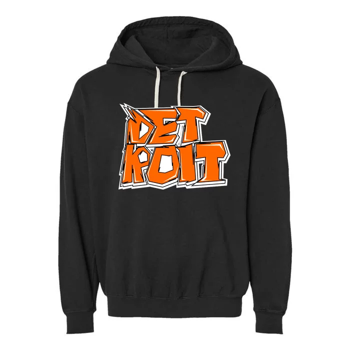 Detroit Graffiti Garment-Dyed Fleece Hoodie