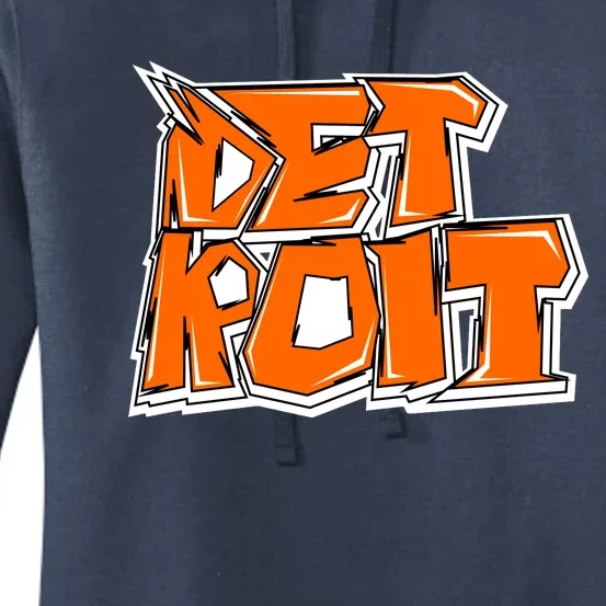 Detroit Graffiti Women's Pullover Hoodie