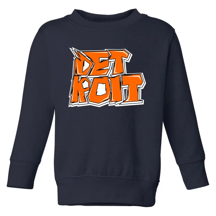 Detroit Graffiti Toddler Sweatshirt