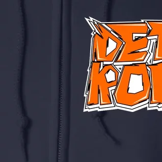 Detroit Graffiti Full Zip Hoodie