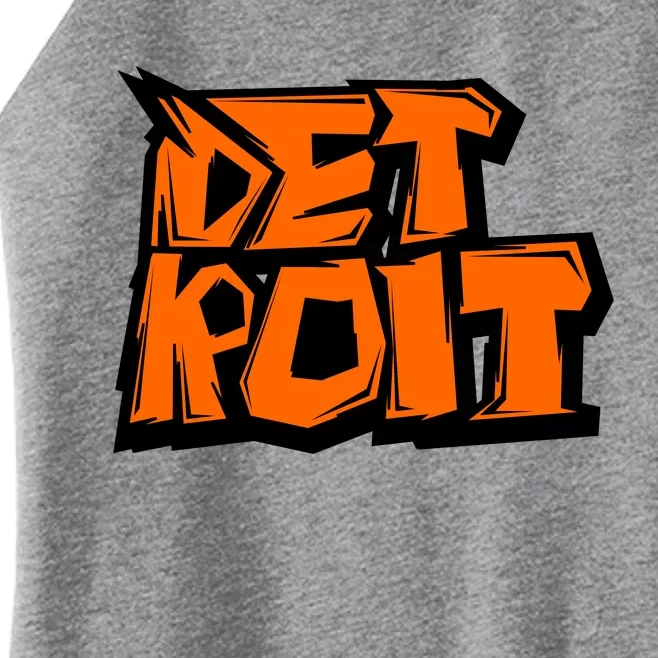 Detroit Graffiti Women’s Perfect Tri Rocker Tank