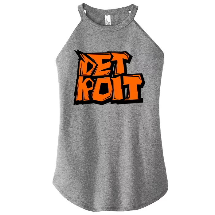 Detroit Graffiti Women’s Perfect Tri Rocker Tank