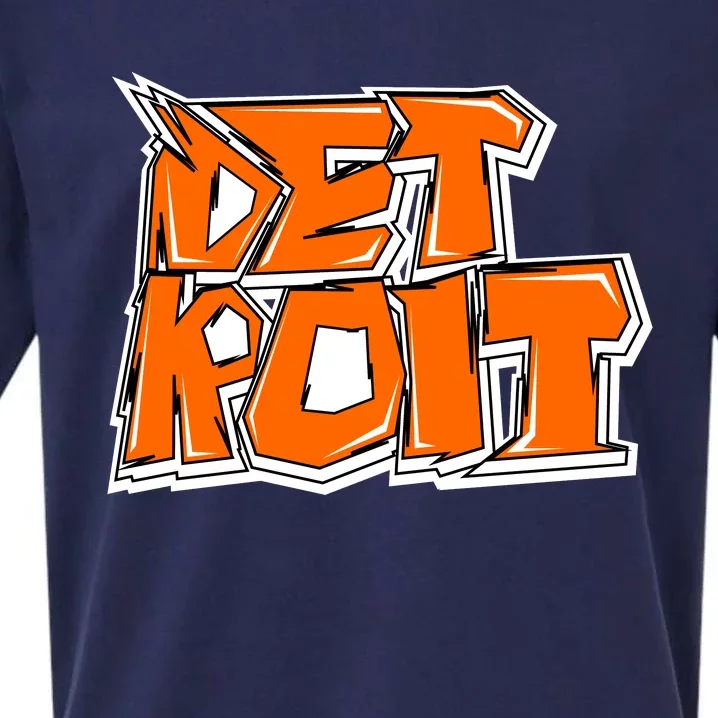 Detroit Graffiti Sueded Cloud Jersey T-Shirt