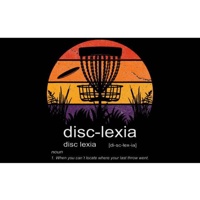 Disc Golf Disclexia Disc Golf Meme Funny Disc Golf Bumper Sticker