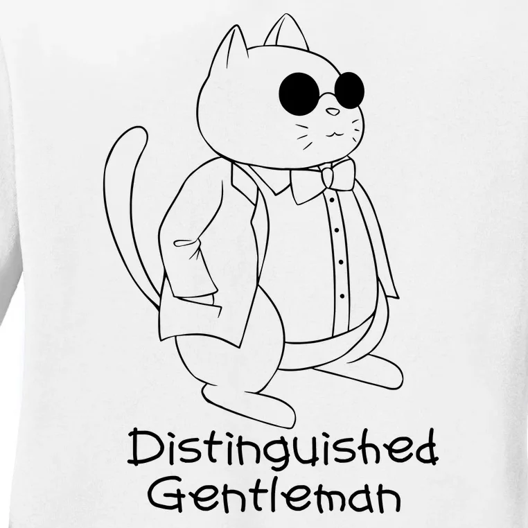 Distinguished Gentleman Ladies Long Sleeve Shirt