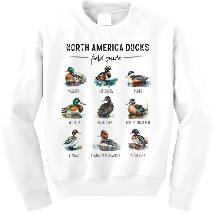 Ducks Guide Duck Lover Duck Guide Hunter Waterfowl Hunting Kids Sweatshirt