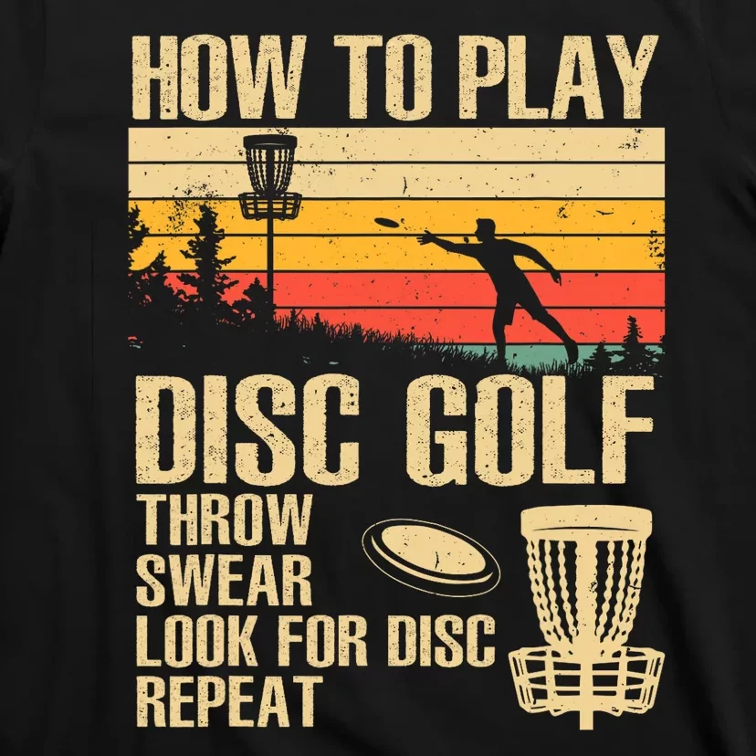 Disc Golf Design Disc Golfer Disc Golf Player T-Shirt