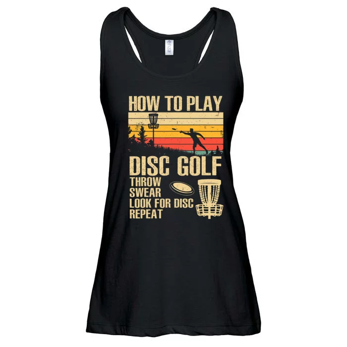 Disc Golf Design Disc Golfer Disc Golf Player Ladies Essential Flowy Tank