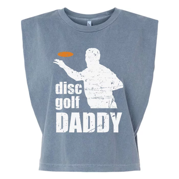 Disc Golf Daddy Father Discgolf Hole In One Pair Midrange Garment-Dyed Women's Muscle Tee