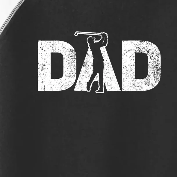 Dad Golf Daddy Golfer Gift For Father's Day Toddler Fine Jersey T-Shirt