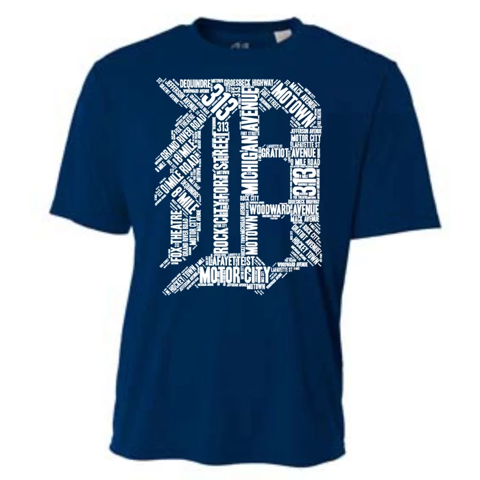 Detroit Graphic D Cooling Performance Crew T-Shirt