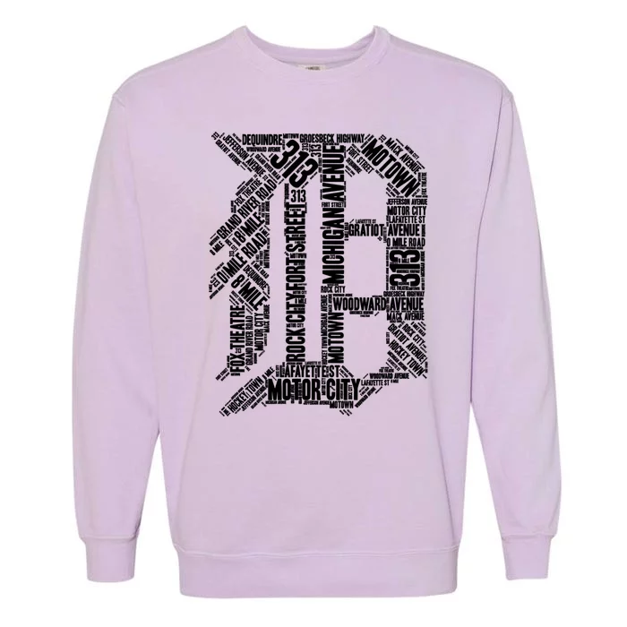 Detroit Graphic D Garment-Dyed Sweatshirt