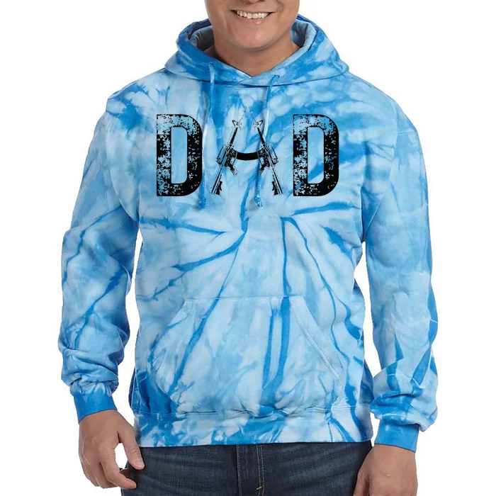 Dad Gifts DAD Military Dad Hunting Dad Father's Day Tie Dye Hoodie