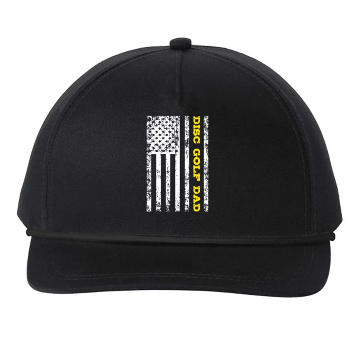 Disc Golf Dad Gift For Father's Day Snapback Five-Panel Rope Hat