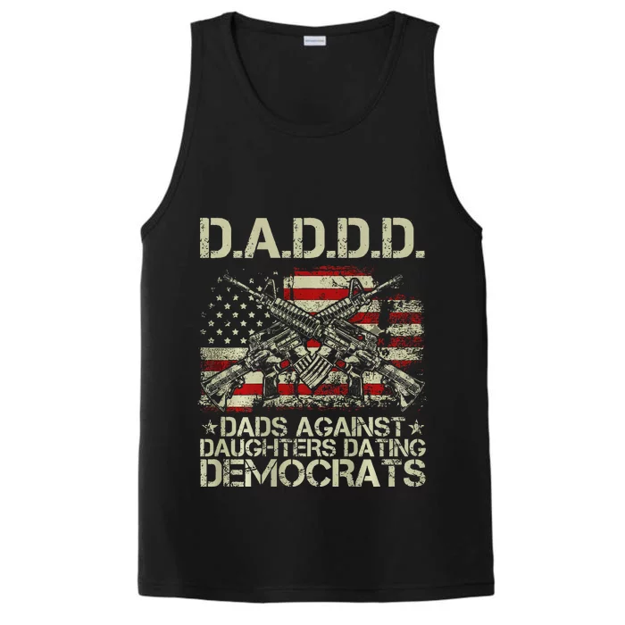 Dadd Gun: Dads Against Daughters Dating Democrats Performance Tank