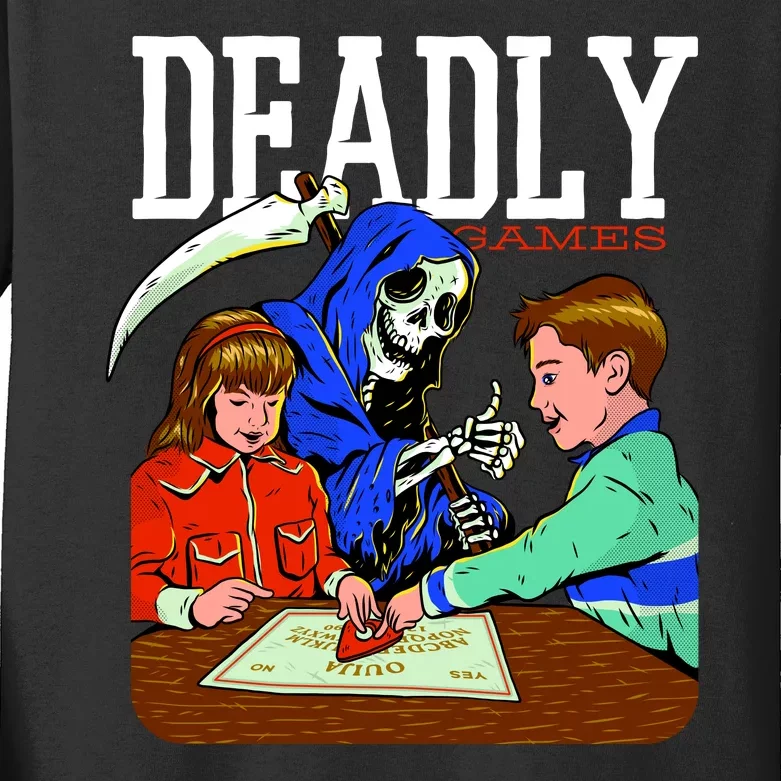 Deadly Games Kids Long Sleeve Shirt