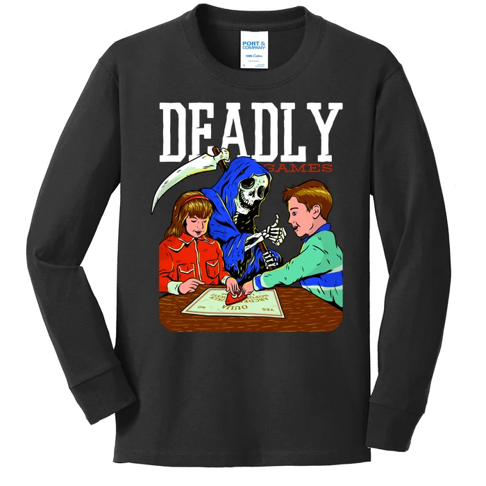 Deadly Games Kids Long Sleeve Shirt