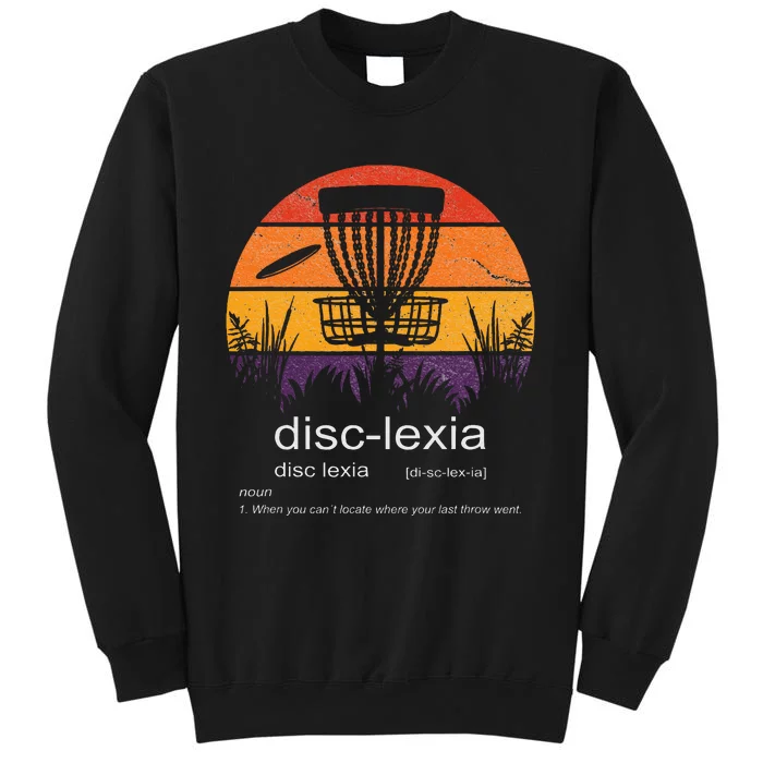 Disc Golf disclexia disc golf meme funny disc golf Sweatshirt