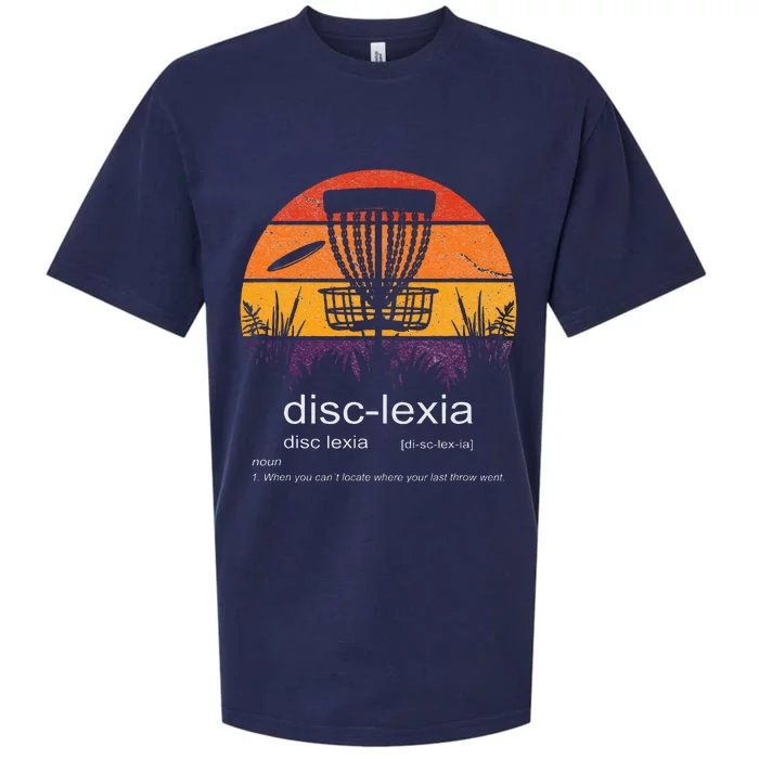 Disc Golf disclexia disc golf meme funny disc golf Sueded Cloud Jersey T-Shirt