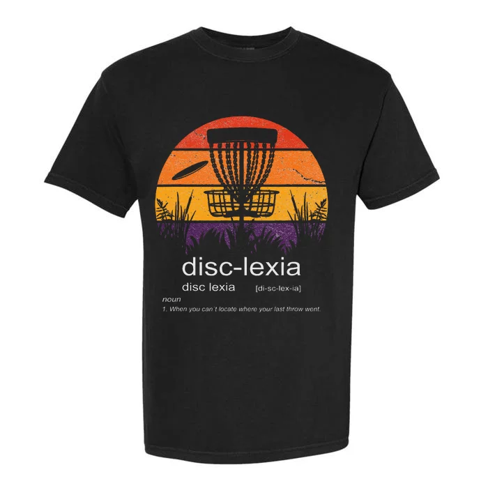 Disc Golf Disclexia Disc Golf Meme Funny Disc Golf Garment-Dyed Heavyweight T-Shirt