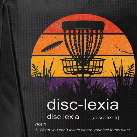 Disc Golf Disclexia Disc Golf Meme Funny Disc Golf City Backpack