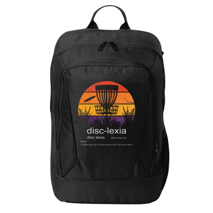 Disc Golf Disclexia Disc Golf Meme Funny Disc Golf City Backpack